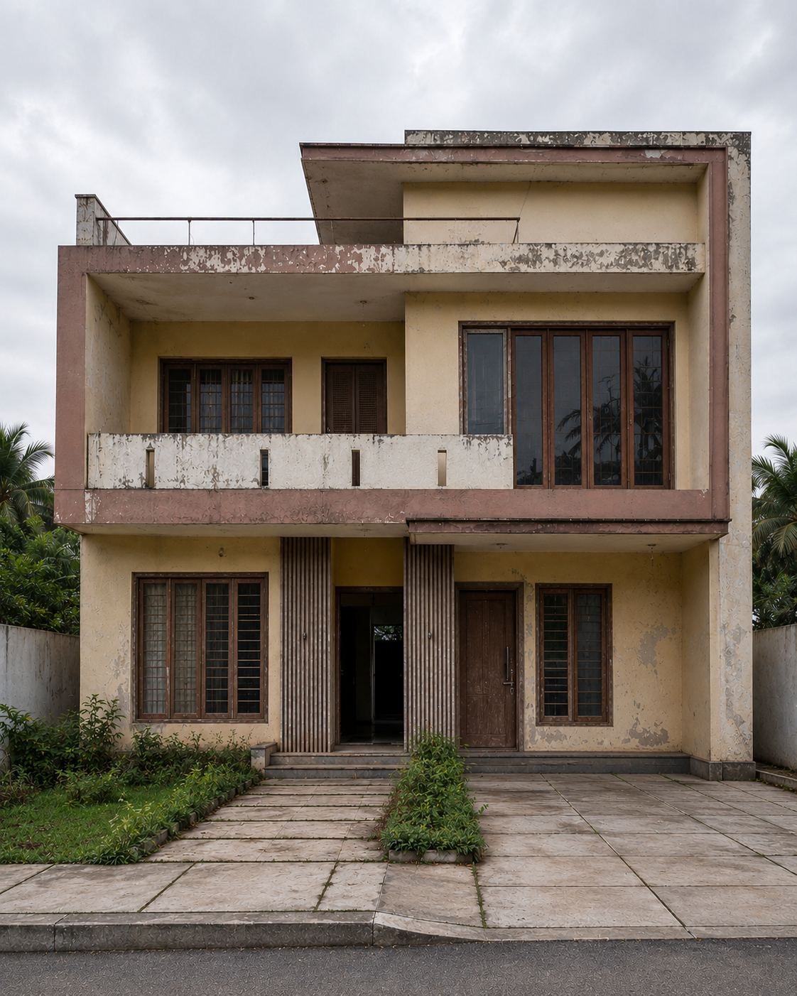 Ageing Facade to Contemporary Elevation - before